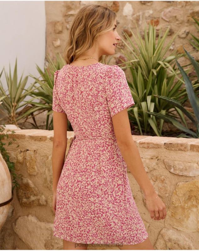 Polin et moi Dress Cross-over Lourdes LRX4D58 Clothing Lilac