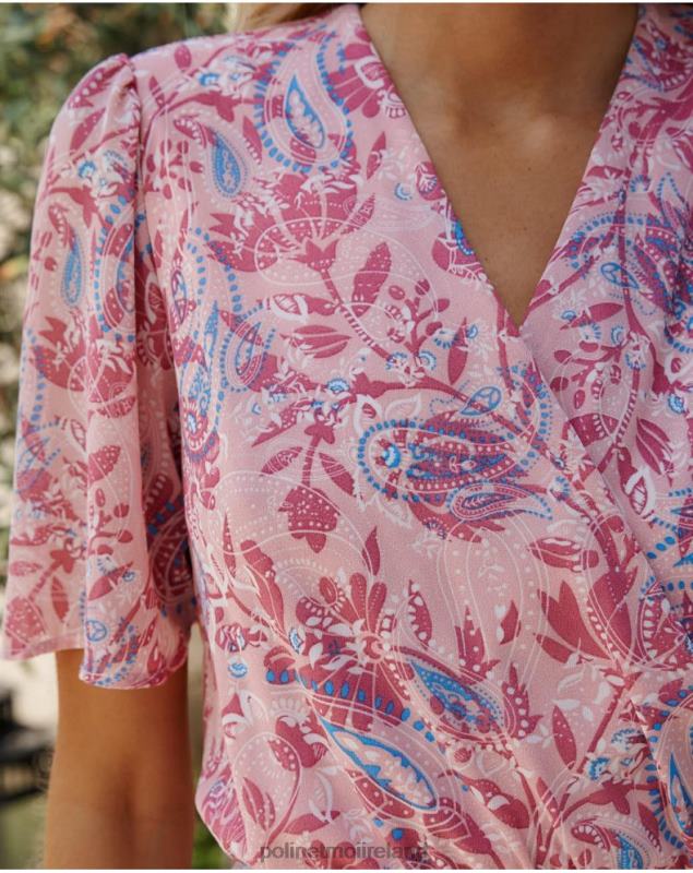 Polin et moi Dress Cross-over Naiare LRX4D1 Clothing ROSE