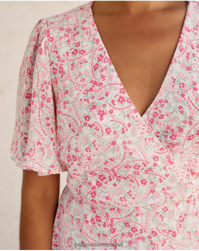 Polin et moi Dress Cross-over Xiomara LRX4D8 Clothing ROSE