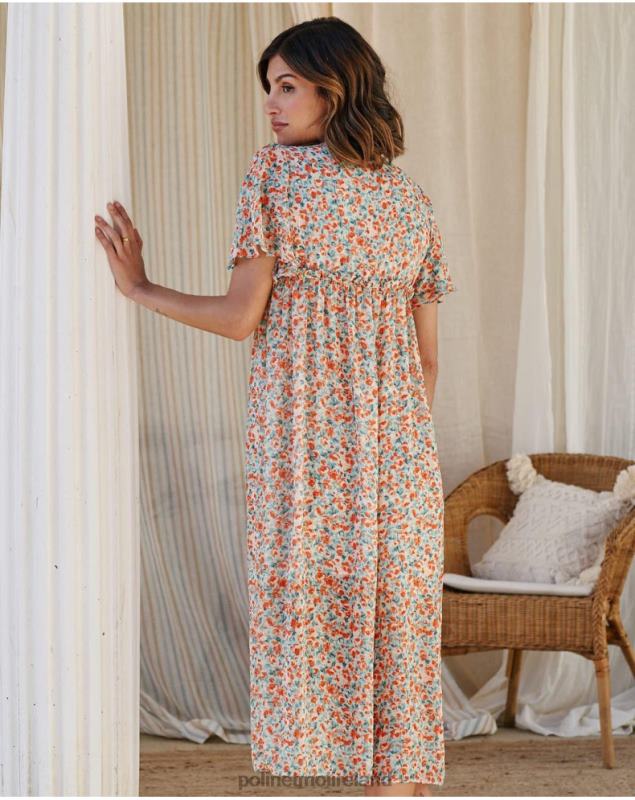 Polin et moi Dress Flowers Candela LRX4D98 Clothing denim