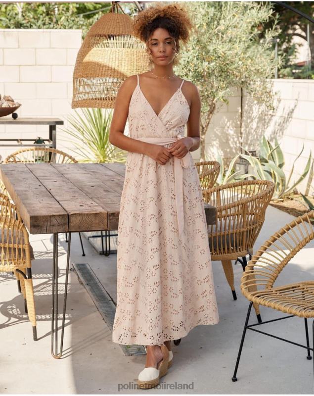 Polin et moi Fatima Belt Dress LRX4D17 Clothing Beige