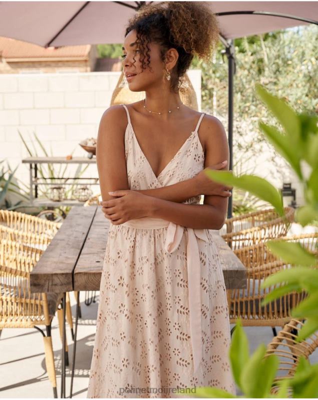 Polin et moi Fatima Belt Dress LRX4D17 Clothing Beige