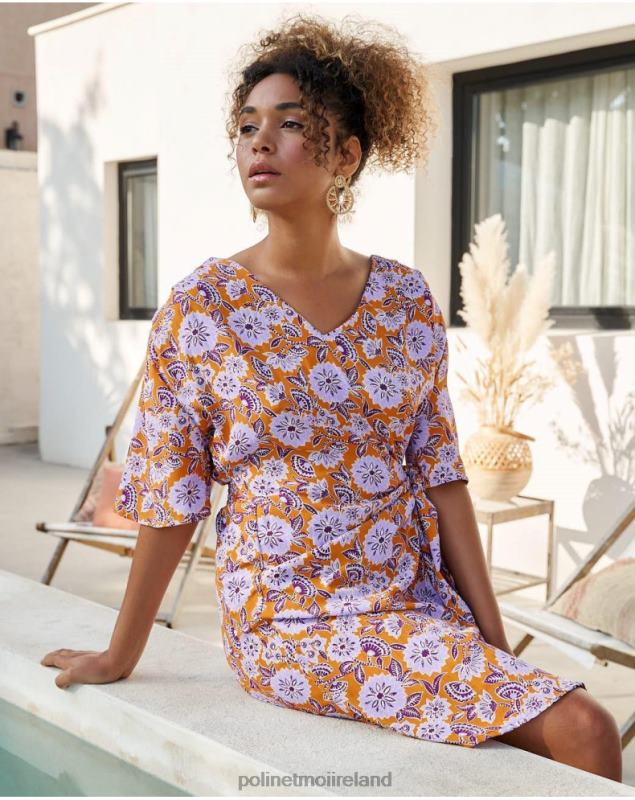 Polin et moi Felisa Knot Dress LRX4D39 Clothing Lilac