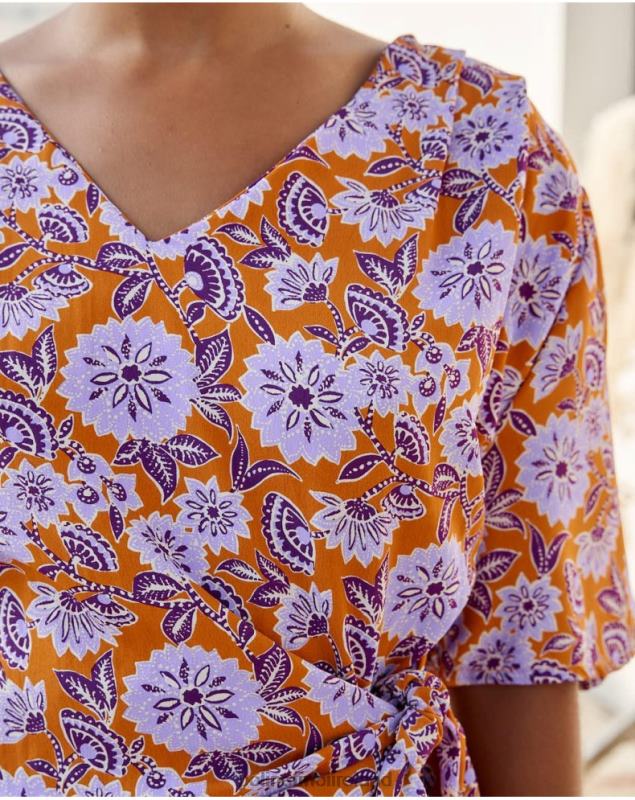 Polin et moi Felisa Knot Dress LRX4D39 Clothing Lilac