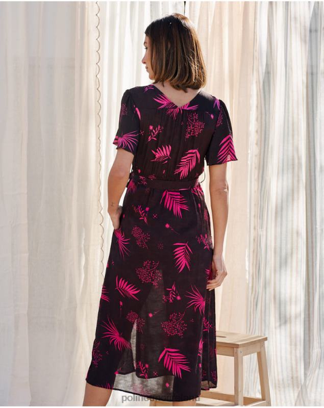 Polin et moi Flores Maite Dress LRX4D105 Clothing Brown