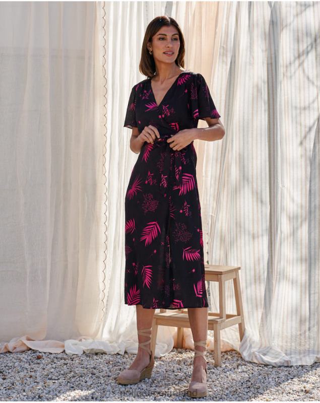 Polin et moi Flores Maite Dress LRX4D105 Clothing Brown