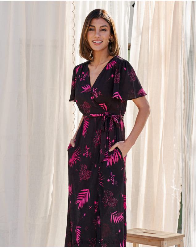 Polin et moi Flores Maite Dress LRX4D105 Clothing Brown