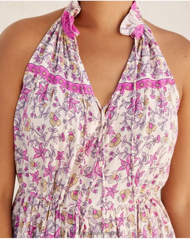 Polin et moi Halter Vera dress LRX4D19 Clothing Rose