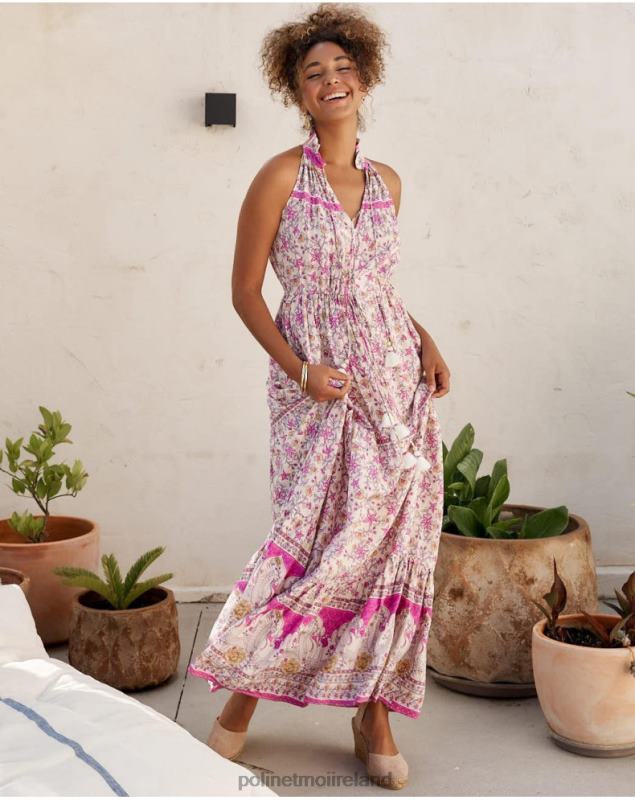 Polin et moi Halter Vera dress LRX4D19 Clothing Rose