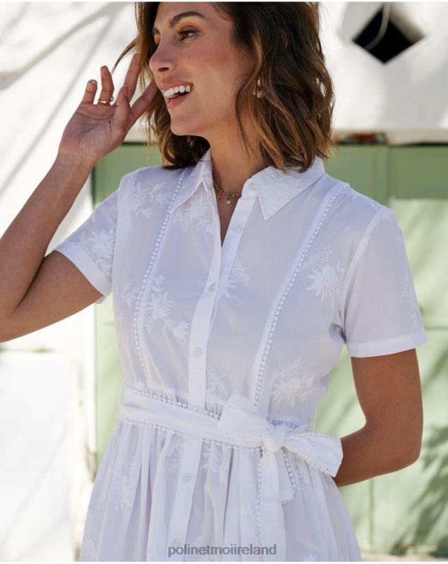 Polin et moi Lynda Shirt Dress LRX4D86 Clothing white
