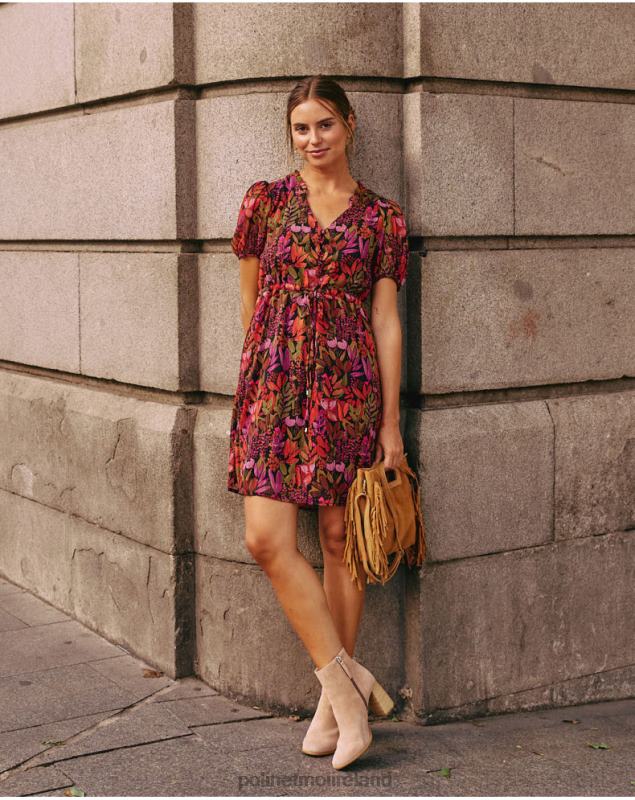 Polin et moi Maitane Fluid Dress LRX4D73 Clothing Brown