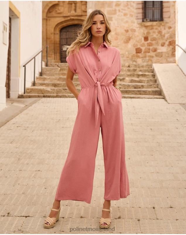 Polin et moi Monkey Bow Miri LRX4D55 Clothing Rose