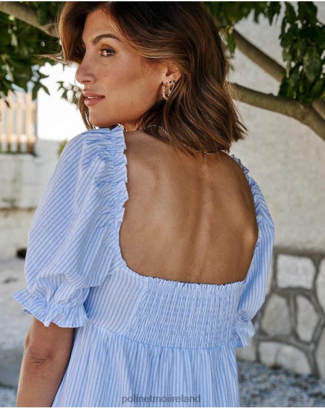 Polin et moi Romma Knot Dress LRX4D71 Clothing Celestial