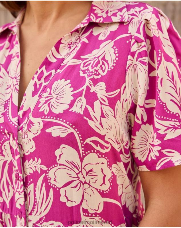 Polin et moi Silvia Long Dress LRX4D77 Clothing eggplant