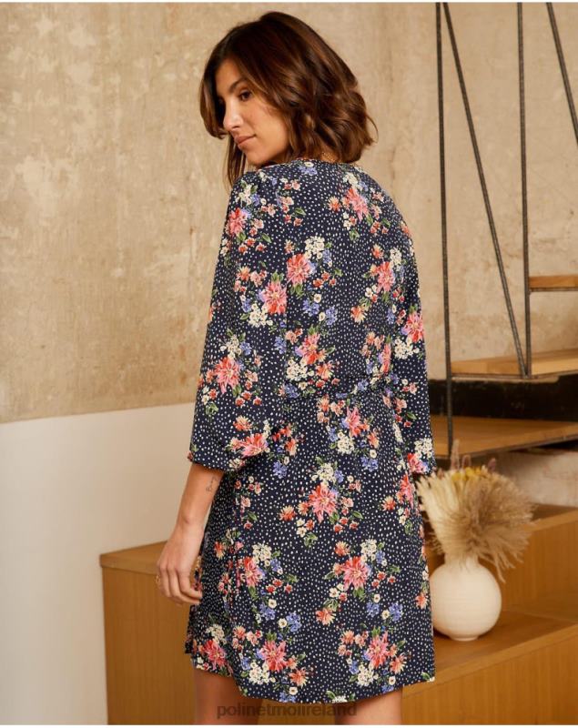 Polin et moi Topos Fabia dress LRX4D133 Clothing Marine