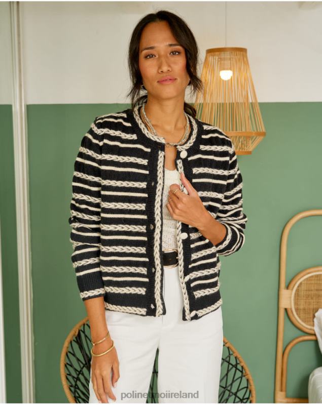 Polin et moi Cardigan spikes Mara LRX4D359 Clothing Black