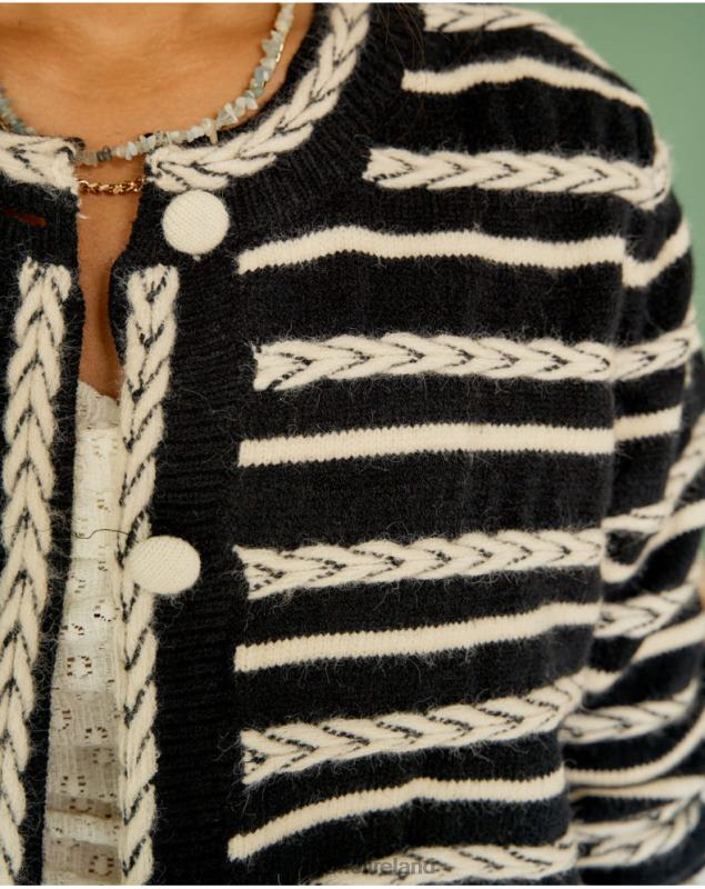 Polin et moi Cardigan spikes Mara LRX4D359 Clothing Black