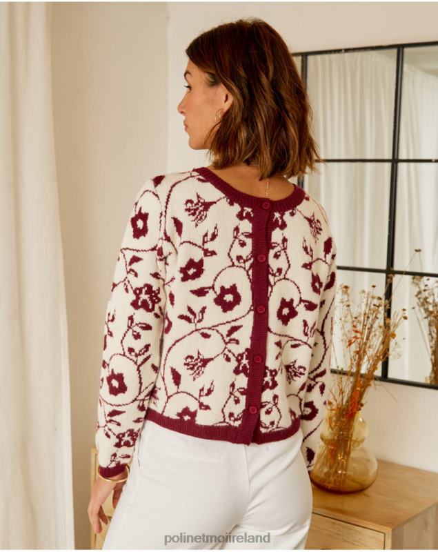 Polin et moi Sofia Stamped Cardigan LRX4D357 Clothing Raw