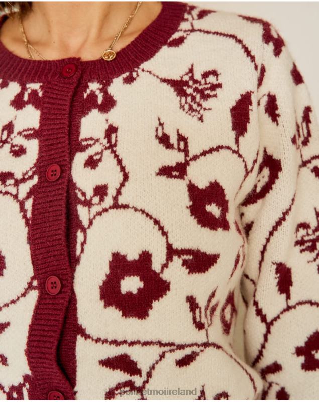 Polin et moi Sofia Stamped Cardigan LRX4D357 Clothing Raw