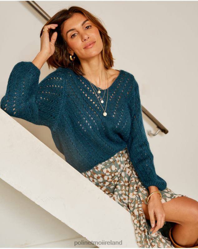 Polin et moi Sweater Hilaria Drafts LRX4D356 Clothing GREEN FOREST