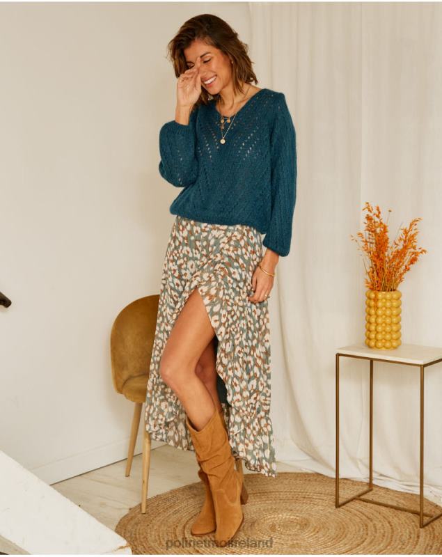 Polin et moi Sweater Hilaria Drafts LRX4D356 Clothing GREEN FOREST