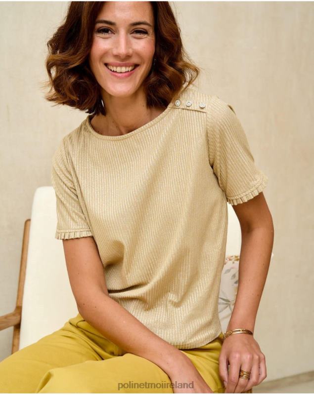 Polin et moi Sweater Simonne Knot LRX4D343 Clothing GOLD/PLATINUM