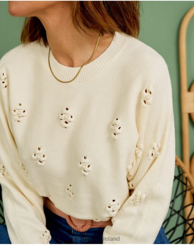 Polin et moi Sweater Tita Pearls LRX4D348 Clothing Raw
