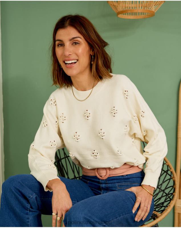 Polin et moi Sweater Tita Pearls LRX4D348 Clothing Raw