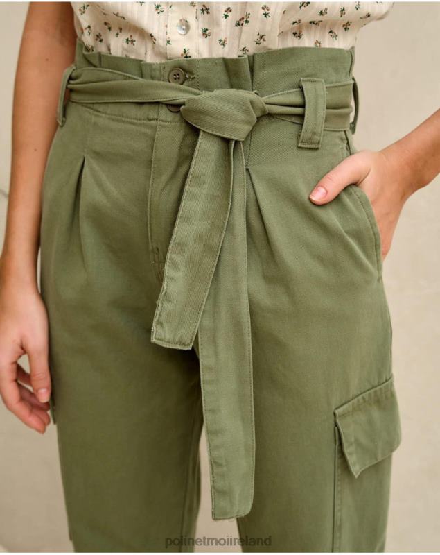 Polin et moi Cargo Scarlett Pants LRX4D330 Clothing Kaki