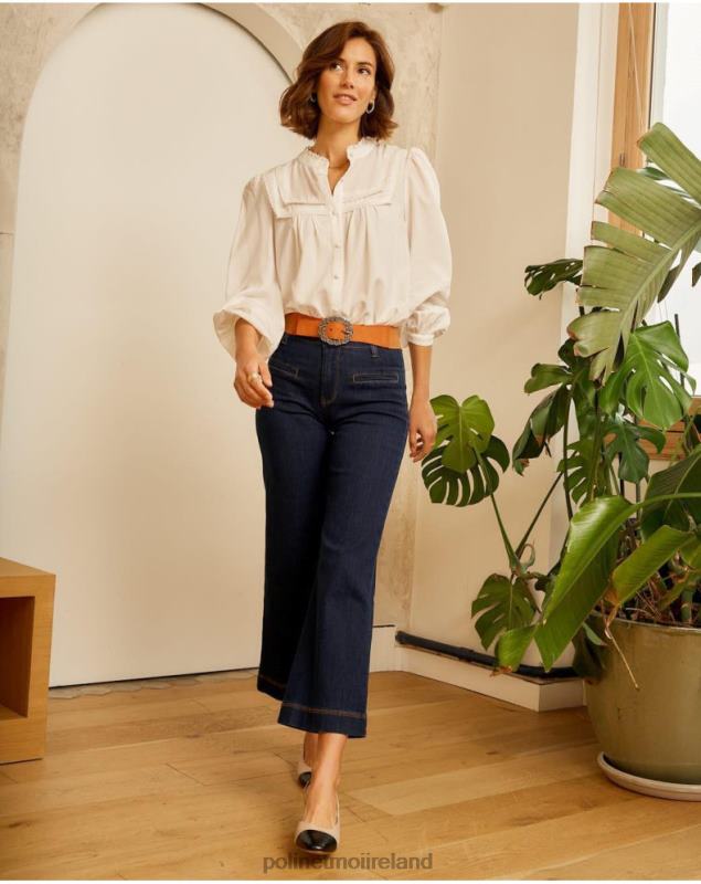 Polin et moi Cropped Bea Pants LRX4D335 Clothing Marine