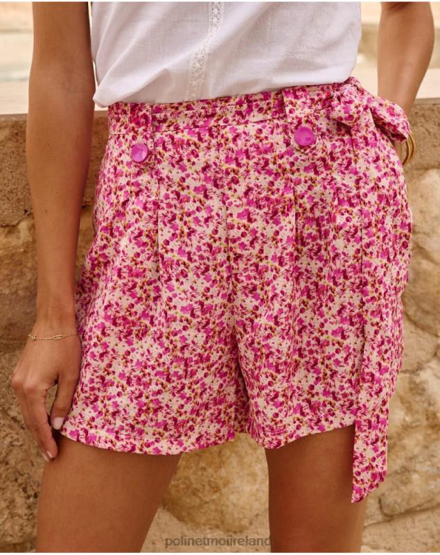 Polin et moi Short Fluid Jess LRX4D328 Clothing Fuchsia
