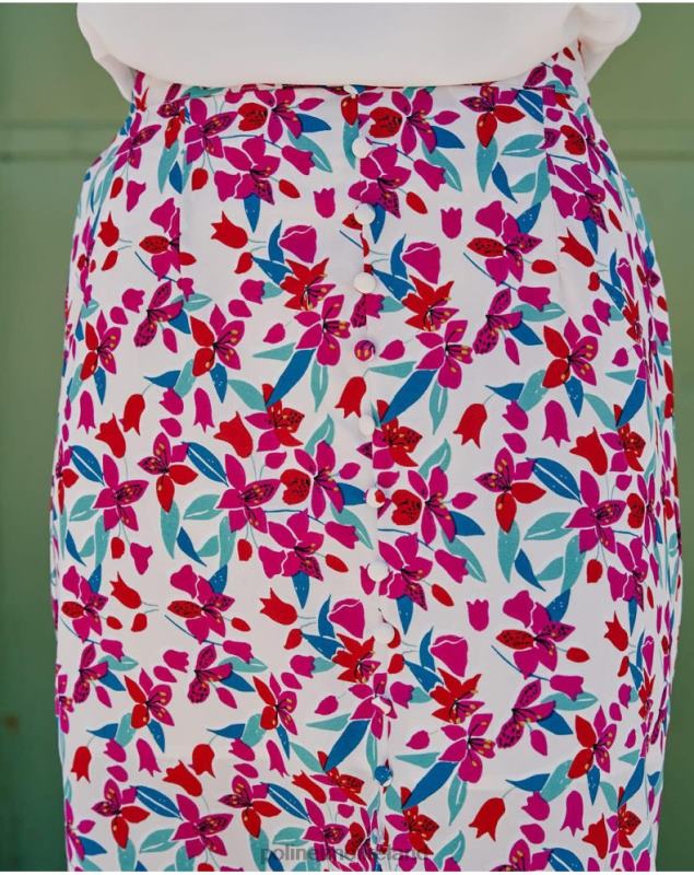 Polin et moi Frila Midi Skirt LRX4D308 Clothing Purple