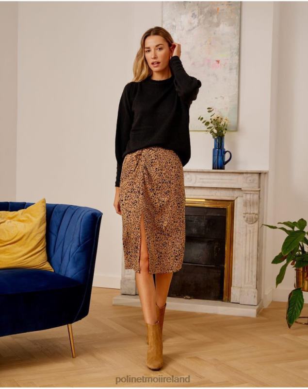 Polin et moi Jade Knot Skirt LRX4D312 Clothing camel