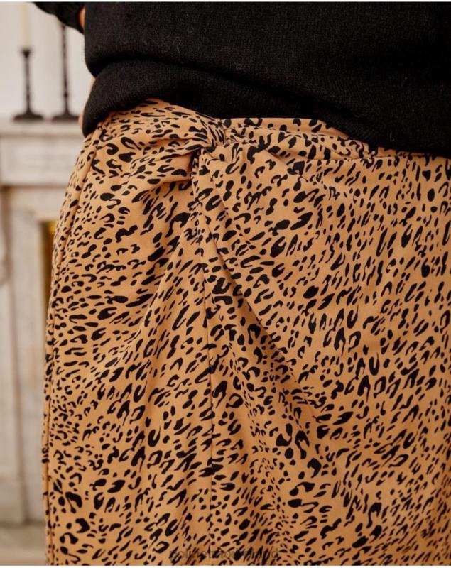 Polin et moi Jade Knot Skirt LRX4D312 Clothing camel