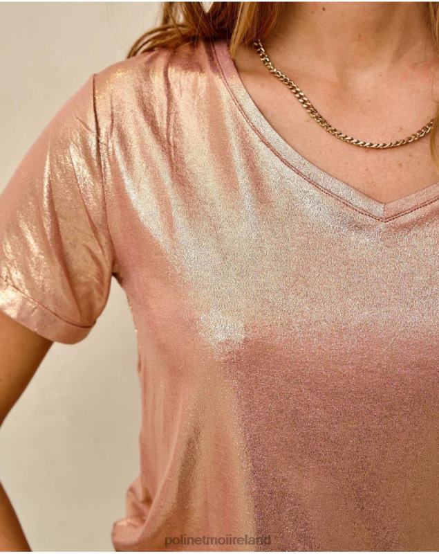 Polin et moi Brillo Trudi T-shirt LRX4D273 Clothing Rose