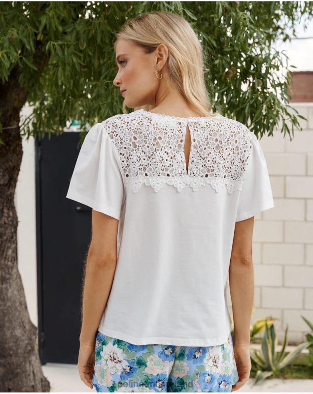Polin et moi Calada Luana T-shirt LRX4D242 Clothing white