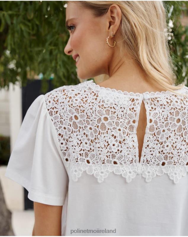 Polin et moi Calada Luana T-shirt LRX4D242 Clothing white