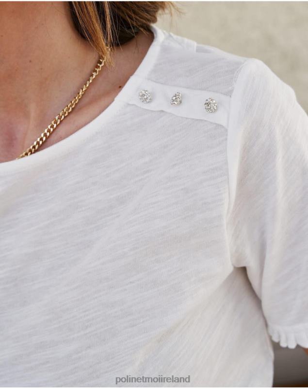 Polin et moi Knot Cher T-shirt LRX4D263 Clothing WHITE