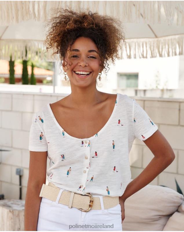 Polin et moi People Bego T-shirt LRX4D238 Clothing white