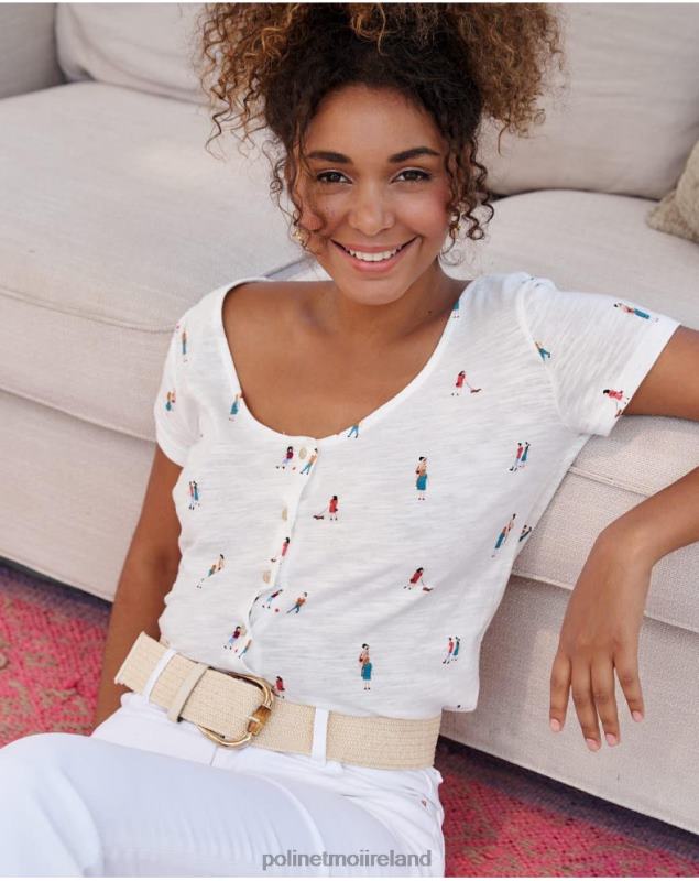 Polin et moi People Bego T-shirt LRX4D238 Clothing white