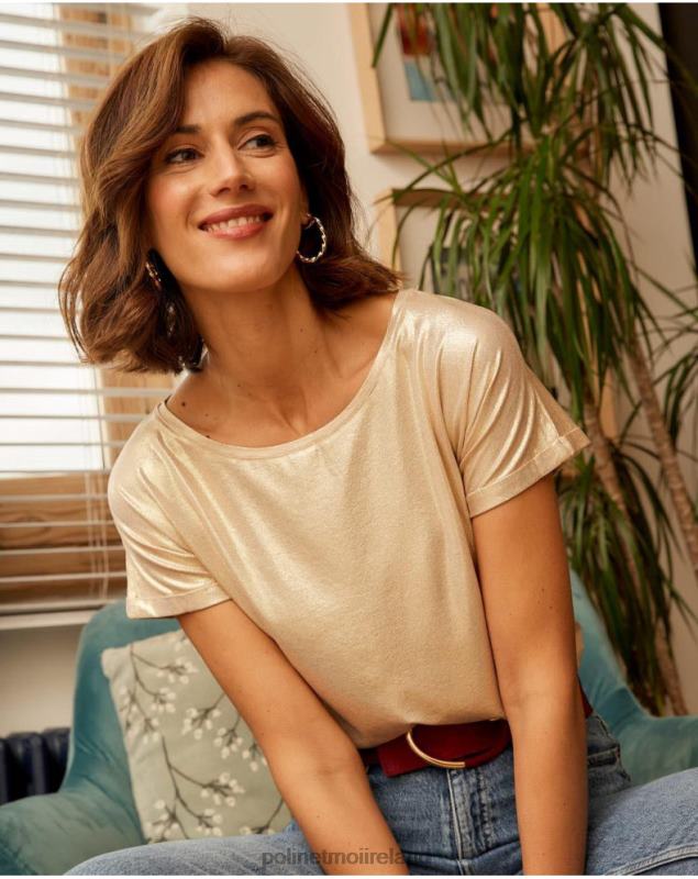 Polin et moi T-shirt Brillo Galia LRX4D289 Clothing GOLD/PLATINUM