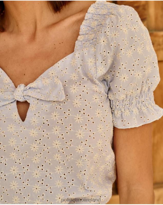 Polin et moi Top Bow Ladia LRX4D239 Clothing Celestial