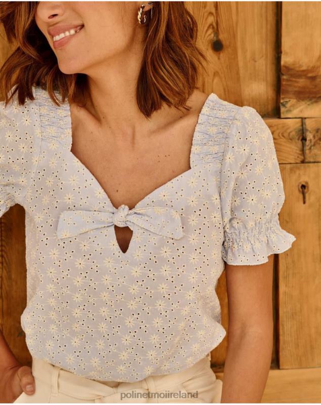 Polin et moi Top Bow Ladia LRX4D239 Clothing Celestial