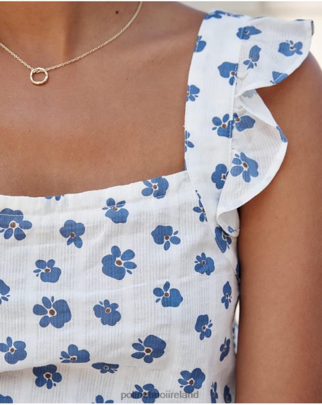 Polin et moi Top Flowers Selene LRX4D244 Clothing denim