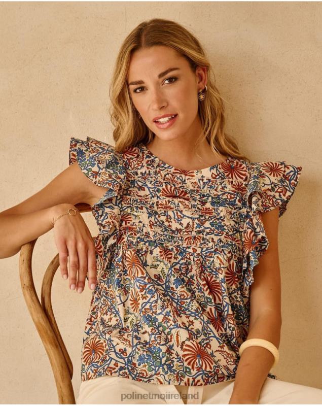 Polin et moi Top Ruffled Tiberia LRX4D277 Clothing Raw