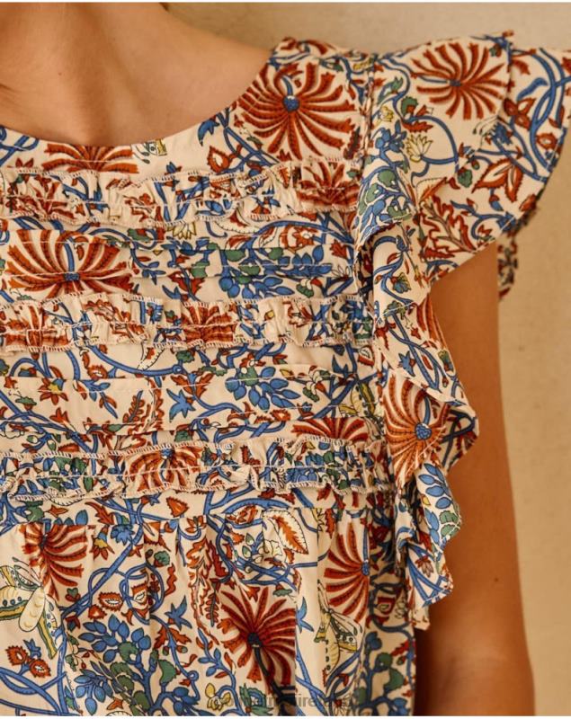 Polin et moi Top Ruffled Tiberia LRX4D277 Clothing Raw