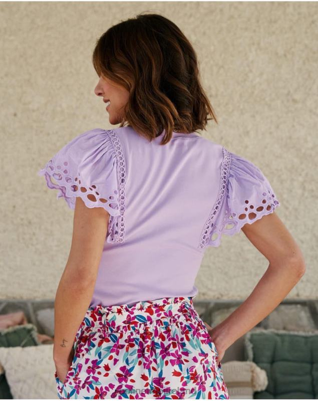 Polin et moi Top Ruffled Trixie LRX4D254 Clothing Mallow