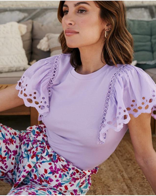 Polin et moi Top Ruffled Trixie LRX4D254 Clothing Mallow