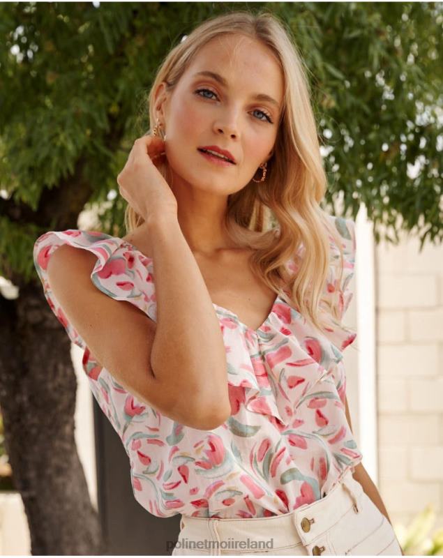 Polin et moi Top ruffle Sheila LRX4D247 Clothing MAKEUP