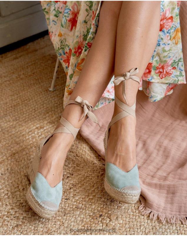 Polin et moi Alpadrille Heart Lilith LRX4D513 Footwear Turquoise